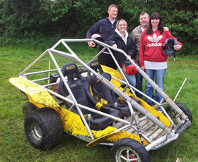 overcome your fear of driving; Avalanche's Power Turn Buggy Experience