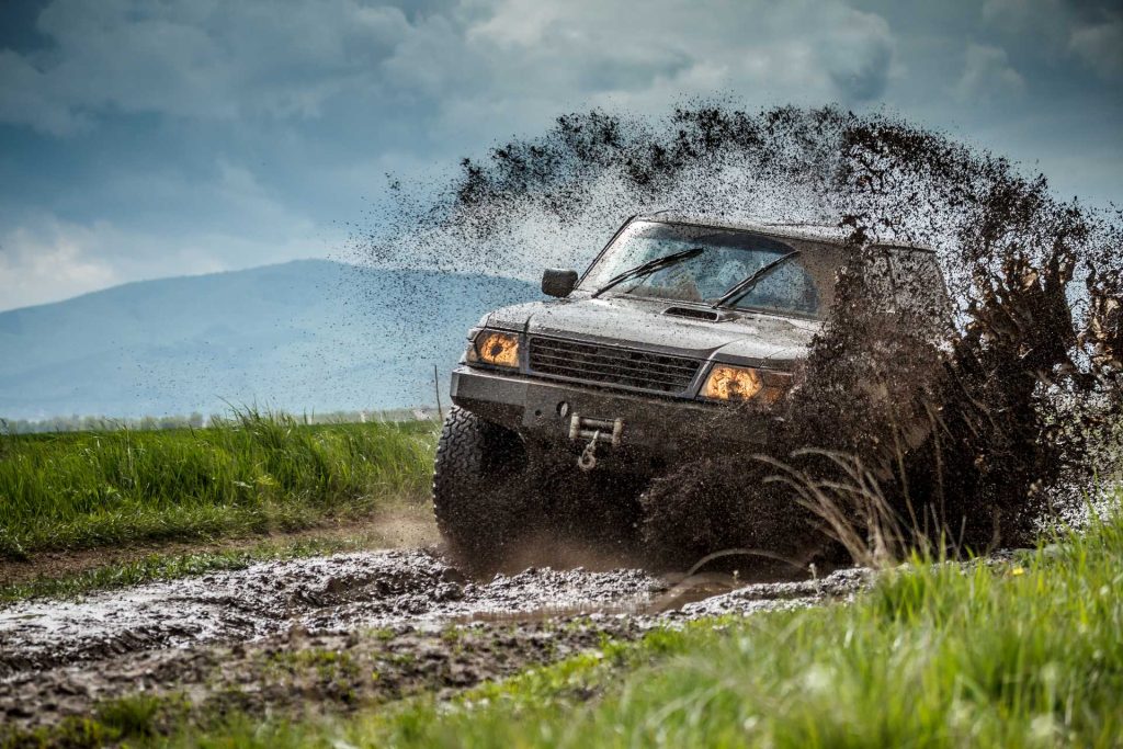adrenaline corporate team activities, A shot of an off-roading vehicle