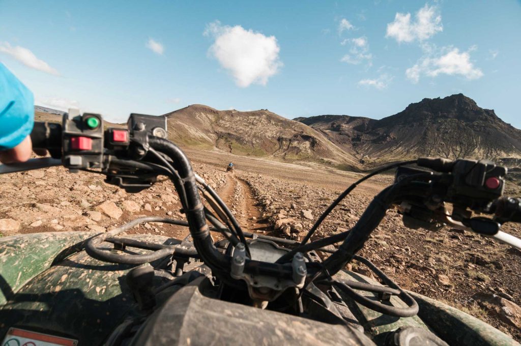 outdoor learning experiences, an over-the-shoulder view from an ATV