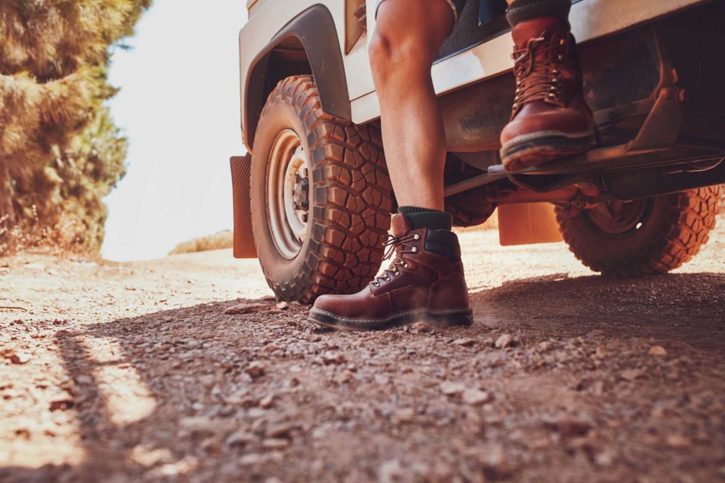Wimbledon day out ideas, stepping out of an off road vehicle
